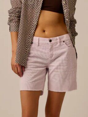 Carve Designs 6" Oahu Corduroy Shorts - Pink Size 8